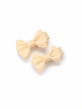 Girls Grosgrain Bow Hair Clips – Pastel Colour Collection