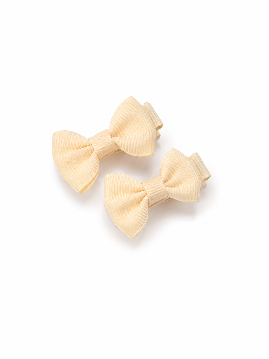 Girls Grosgrain Bow Hair Clips – Pastel Colour Collection