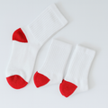 Kids Ribbed Crew Socks