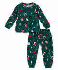 MO Fashion Baby Christmas Print Pyjama Set – Green
