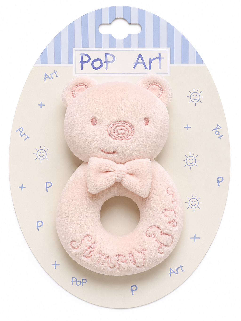 Pop Art Baby Soft Rattle