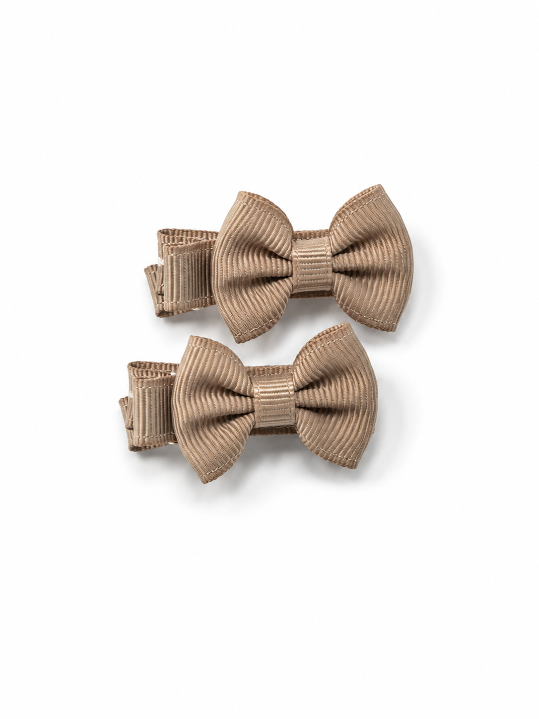 Girls Grosgrain Bow Hair Clips – Pastel Colour Collection