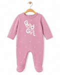 GÉMO Baby Pink “Good Night Little Girl” Sleepsuit