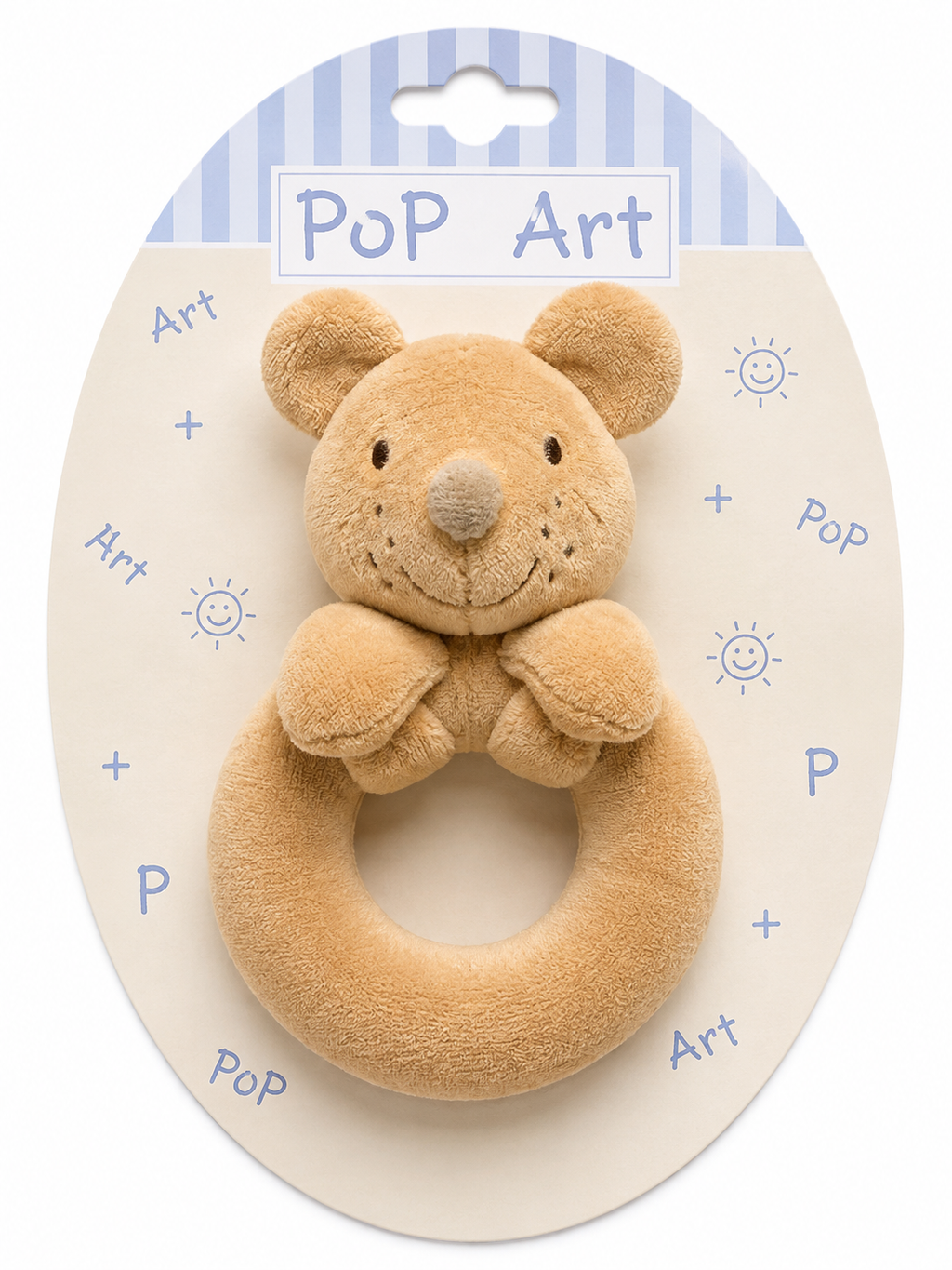 Pop Art Baby Soft Rattle
