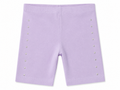 Infinity Kids Lilac Cycling Shorts with Rhinestone Detail