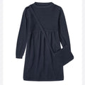 Girls Navy Knitted Dress – Lupilu