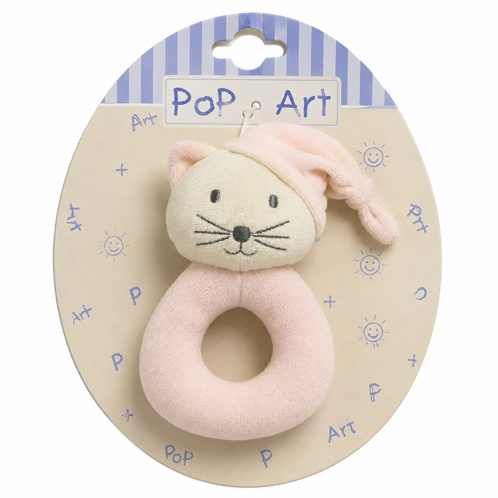 Pop Art Baby Soft Rattle