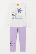 Peanuts Girls Snoopy & Woodstock Leggings Set – 2-Piece