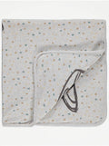 George Printed Baby Blanket – Neutral Grey