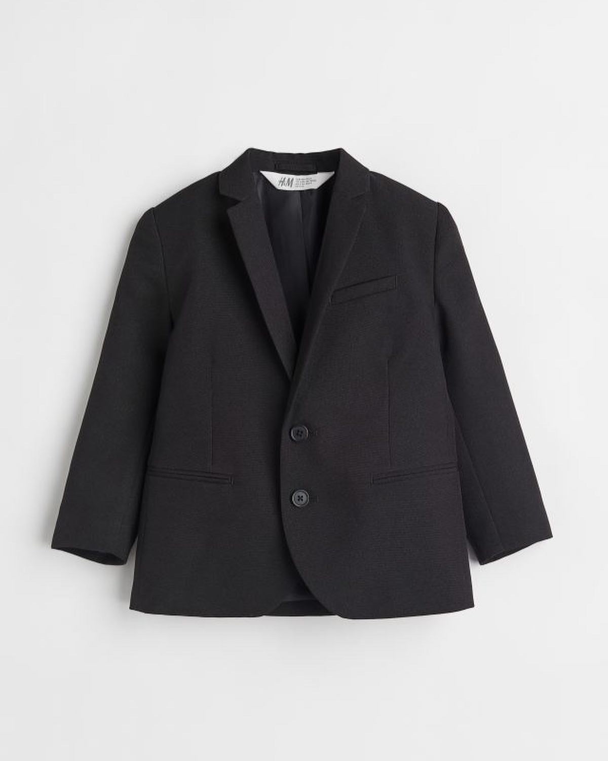 H&M Boys Tailored Black Blazer – Formal Occasion Jacket