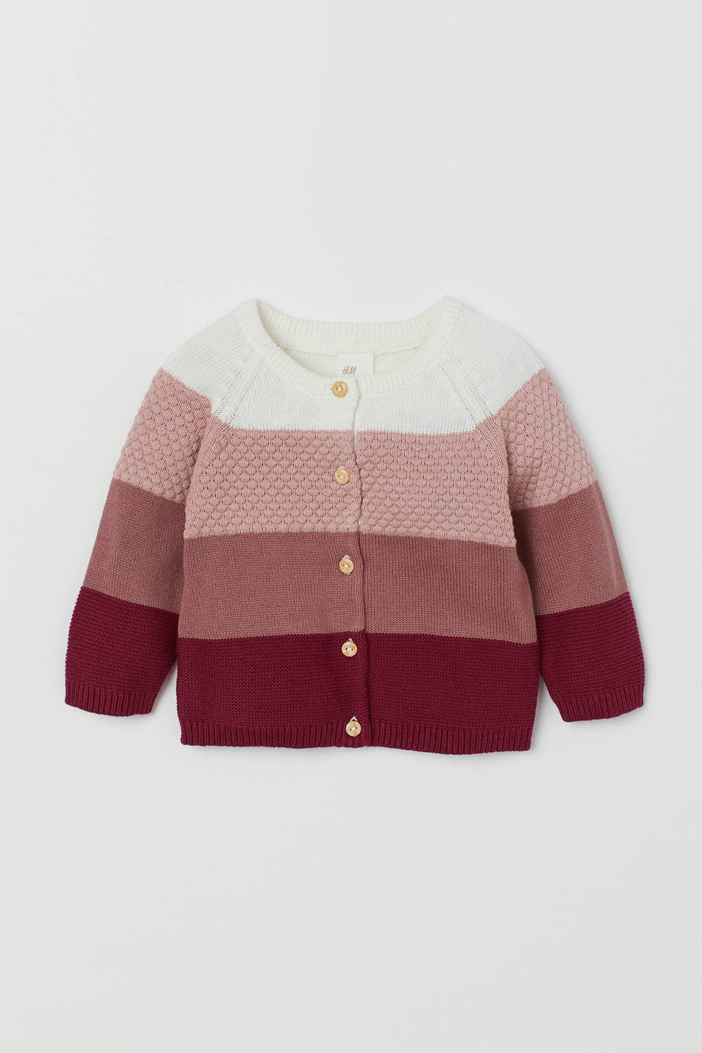 BLOCK-COLOURED COTTON CARDIGAN
Size 4-6 years