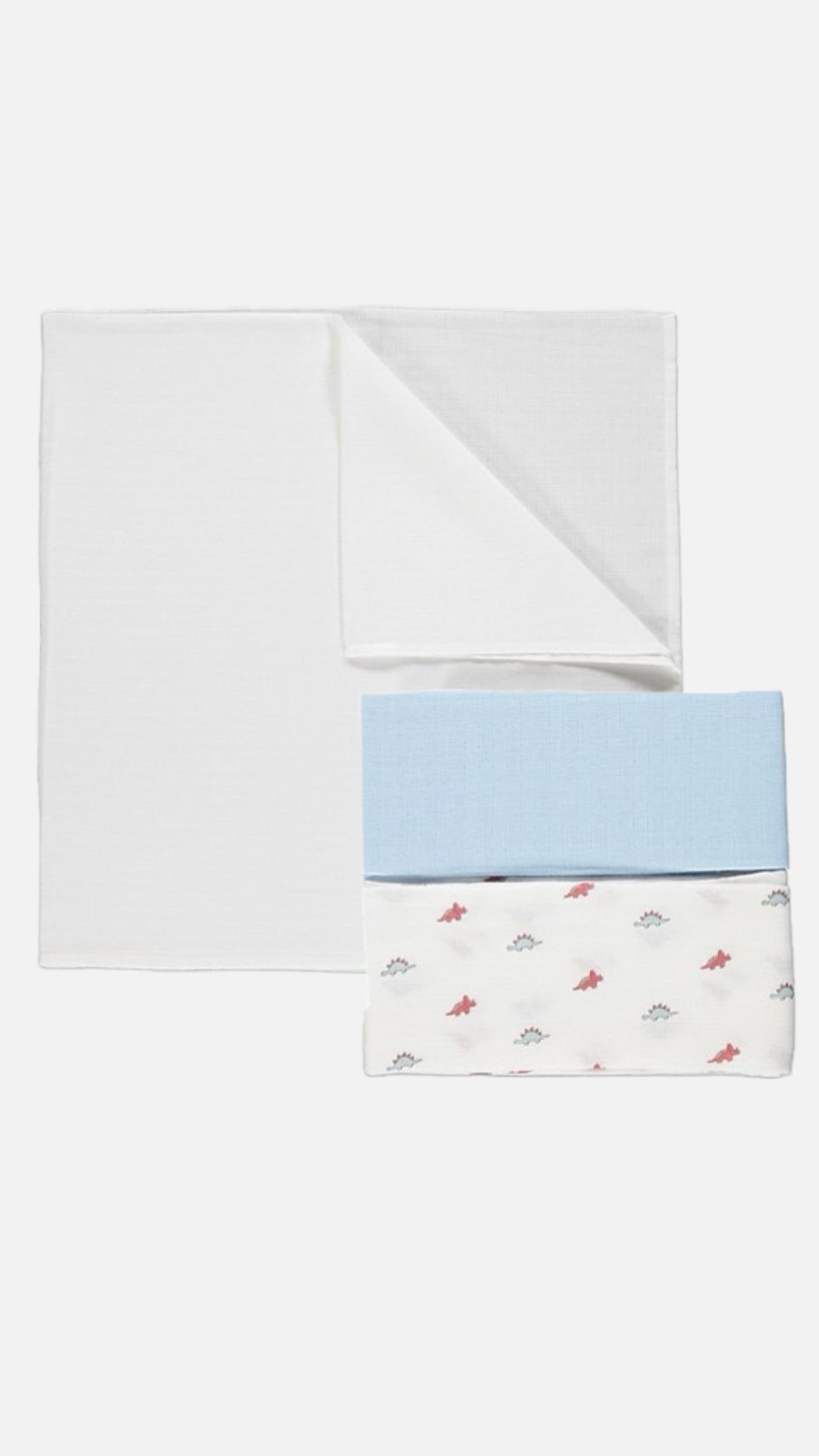 George Muslin Squares – Dinosaur Print (3 Pack)