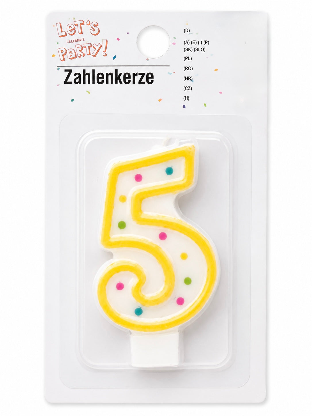 Number Birthday Cake Candles