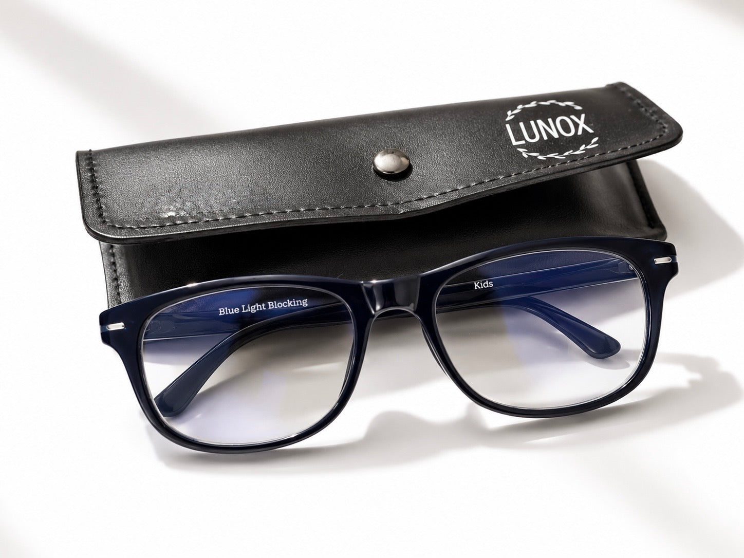 Lunox Kids Blue Light Blocking Glasses – Navy Blue