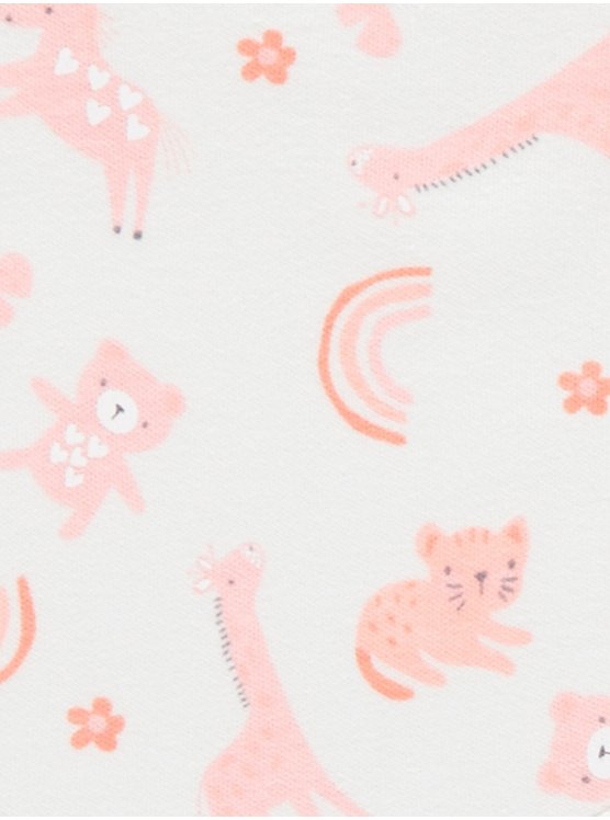 Pink Floral Baby Hat – 2 Pack