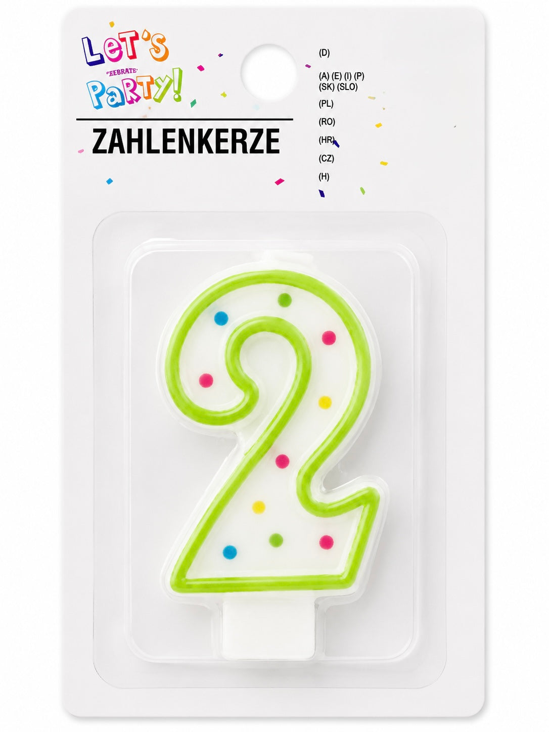 Number Birthday Cake Candles
