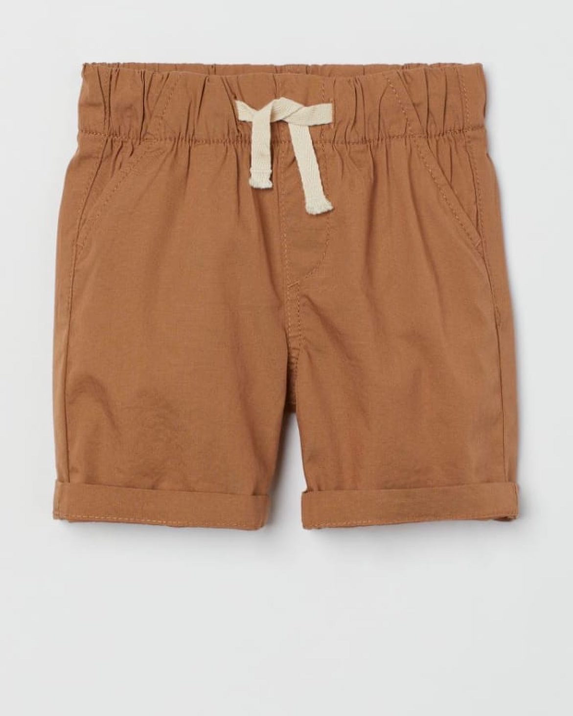 H&M Cotton Pull-On Shorts – Camel