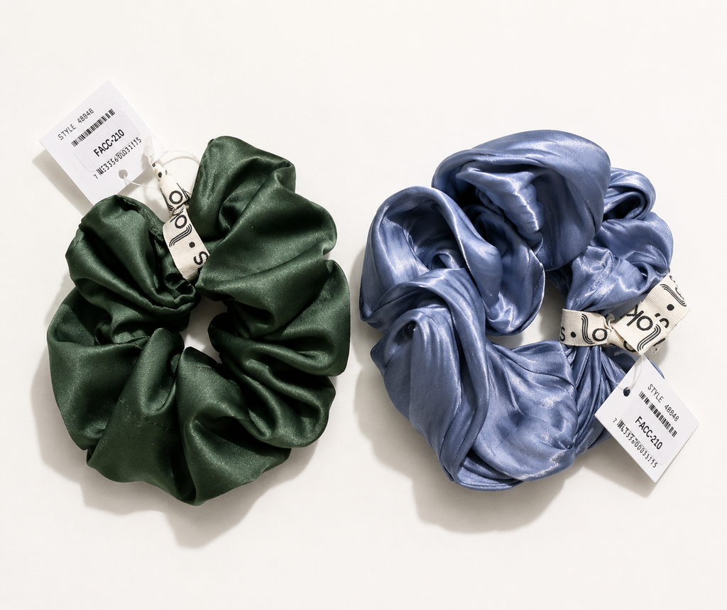 LOKKS Oversized Satin Hair Scrunchie