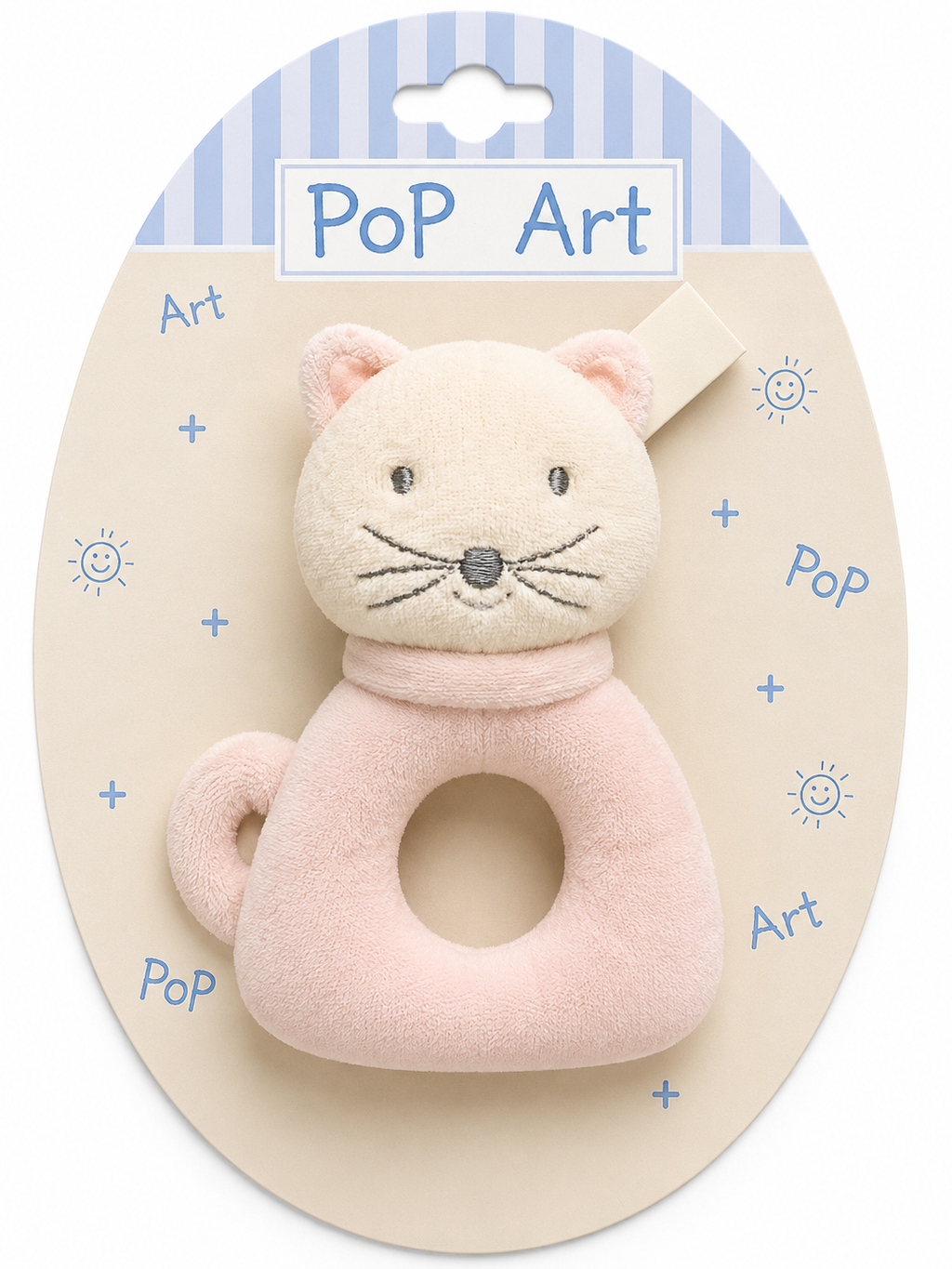 Pop Art Baby Soft Rattle