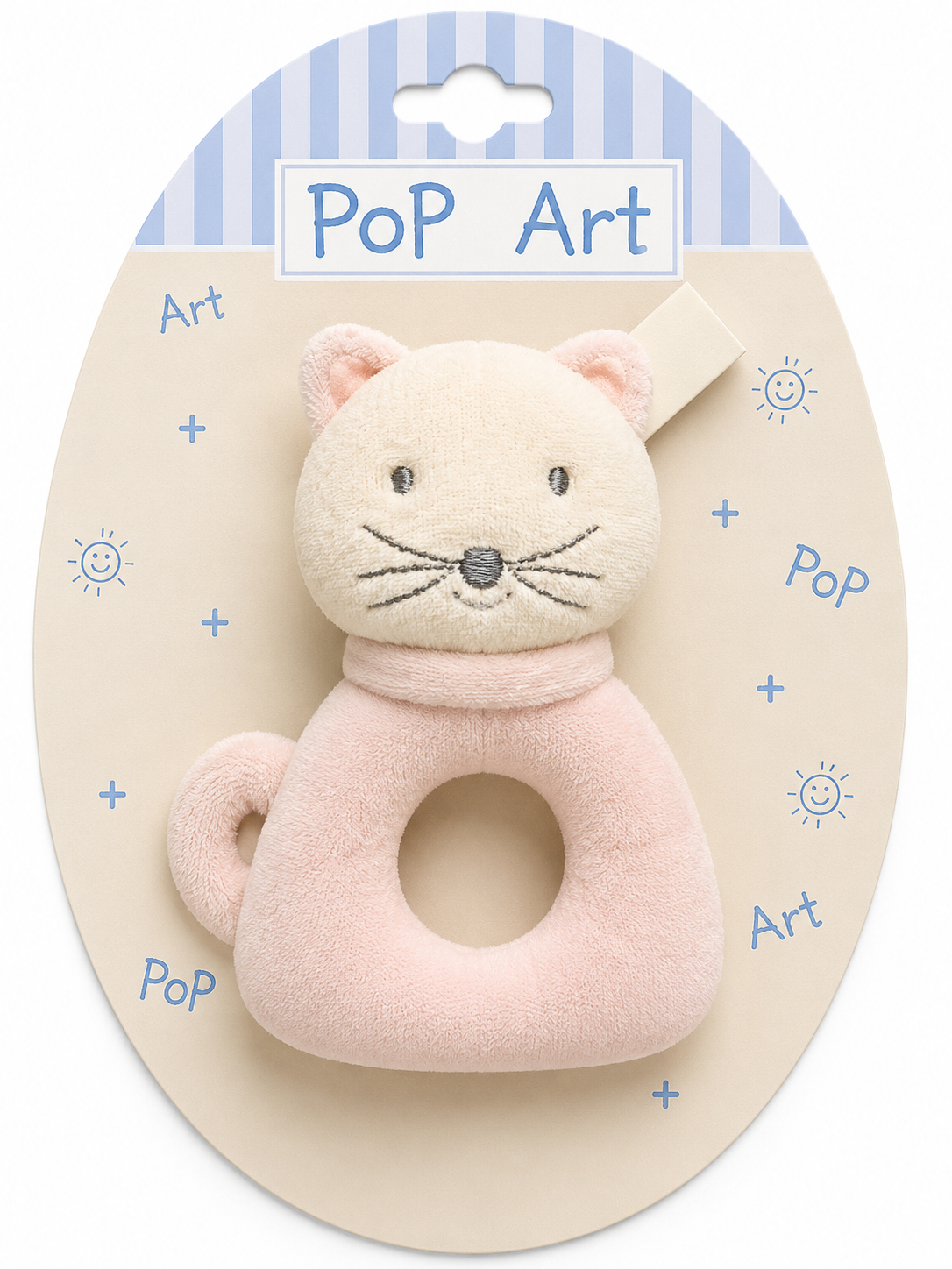 Pop Art Baby Soft Rattle