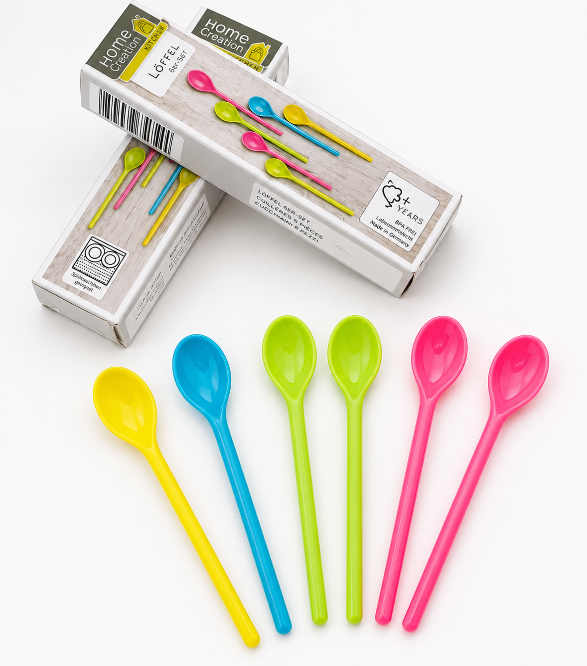 Home Creation Colorful Long Spoons