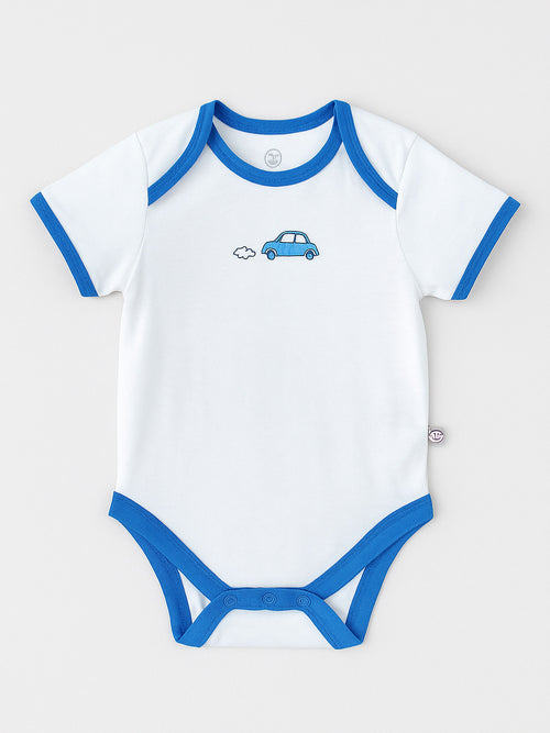 Baby Boys Short Sleeve Bodysuit – Assorted Colors
