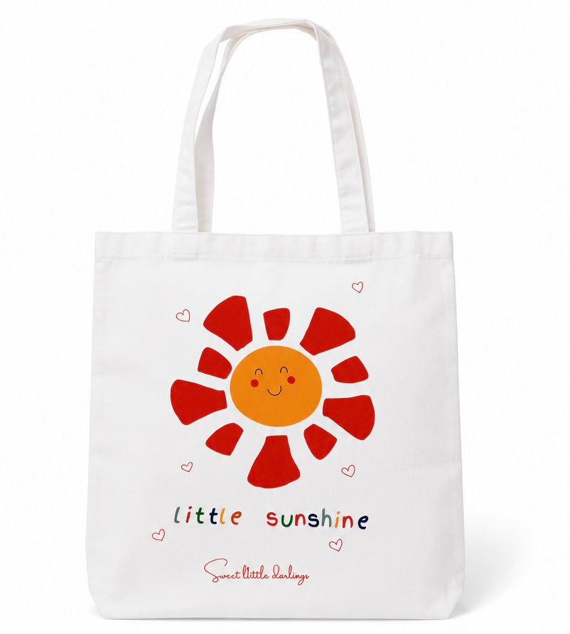 Sweet Little Darlings Printed Tote Bag