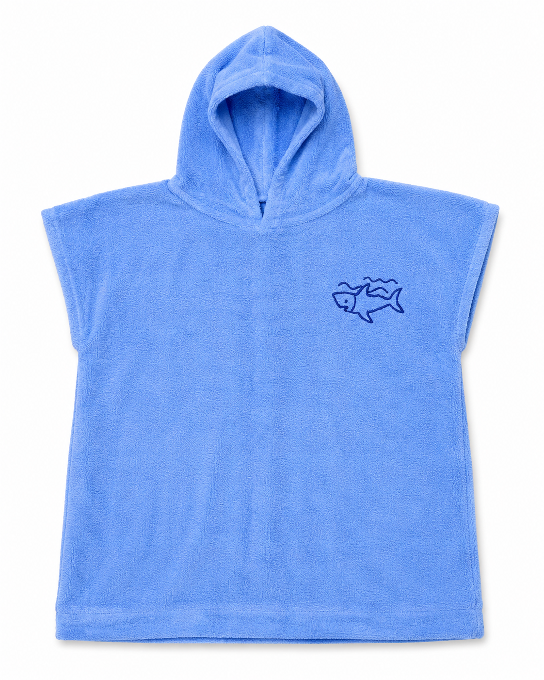 GÉMO Kids Hooded Beach Towel Top – Sun & Sea Blue