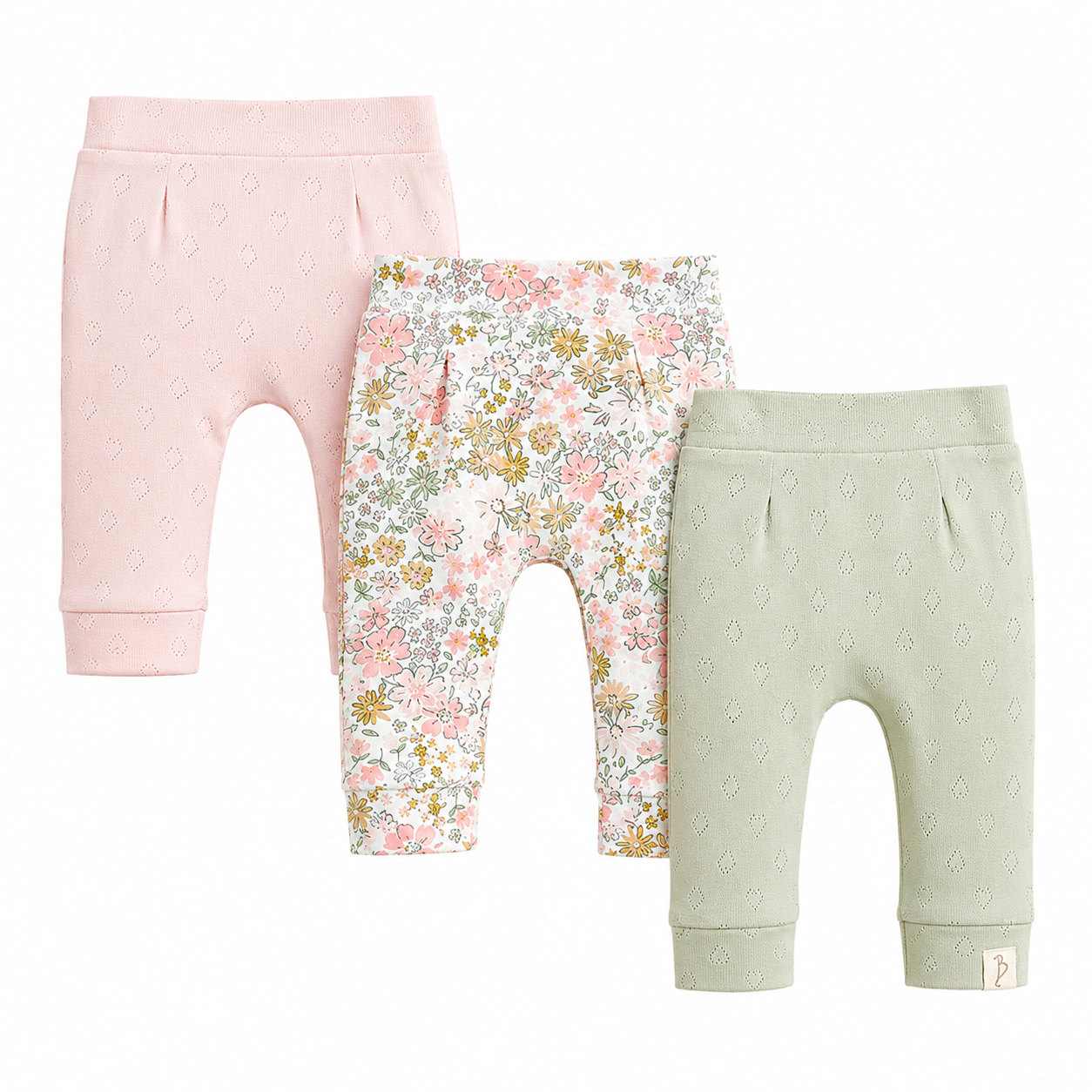 George Floral Frill Leggings Set – 3 Pack