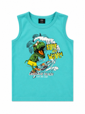 Kiki & Koko Boys Sleeveless Cotton Tank Tops – Print Variet
