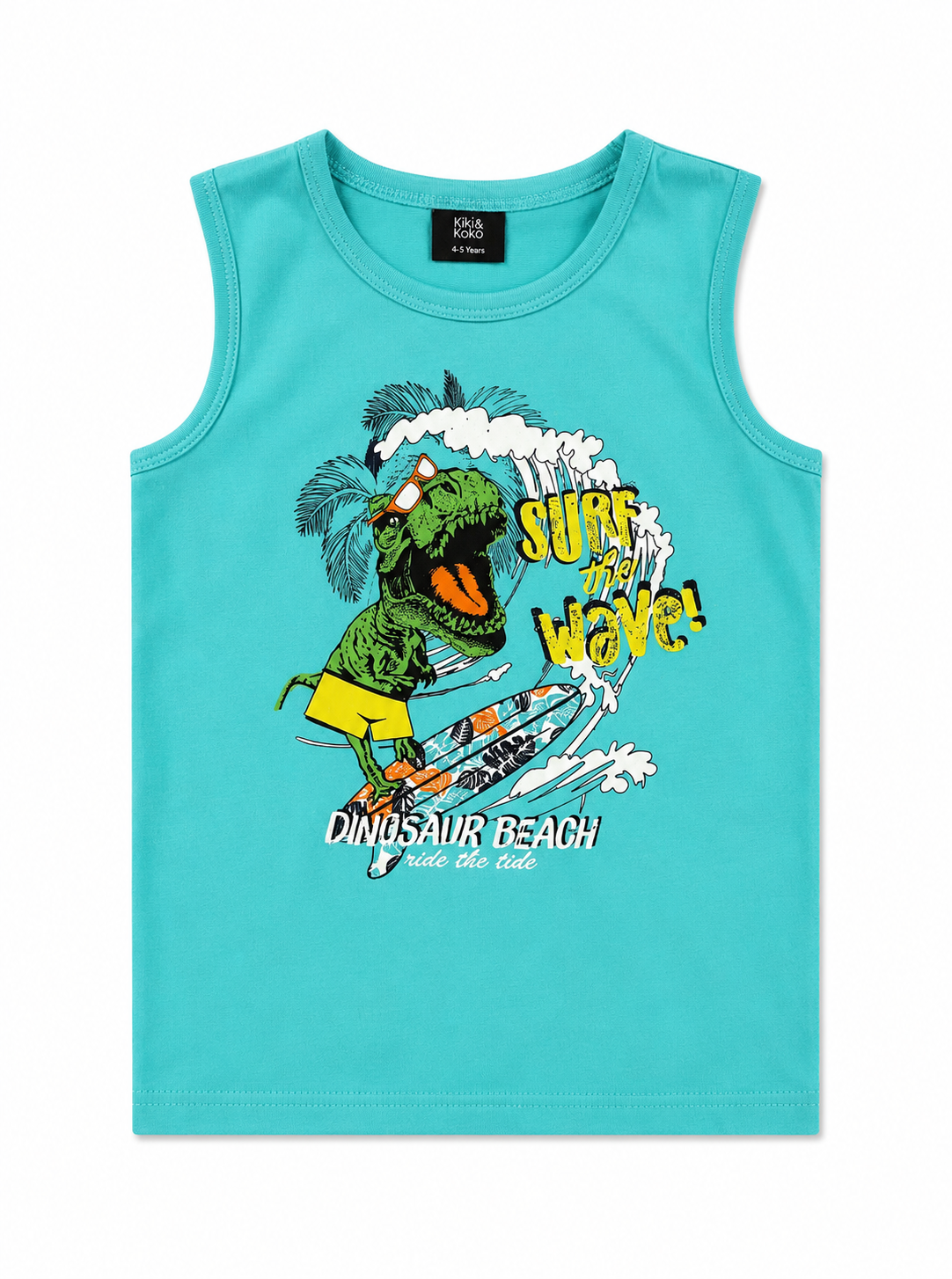 Kiki & Koko Boys Sleeveless Cotton Tank Tops – Print Variet