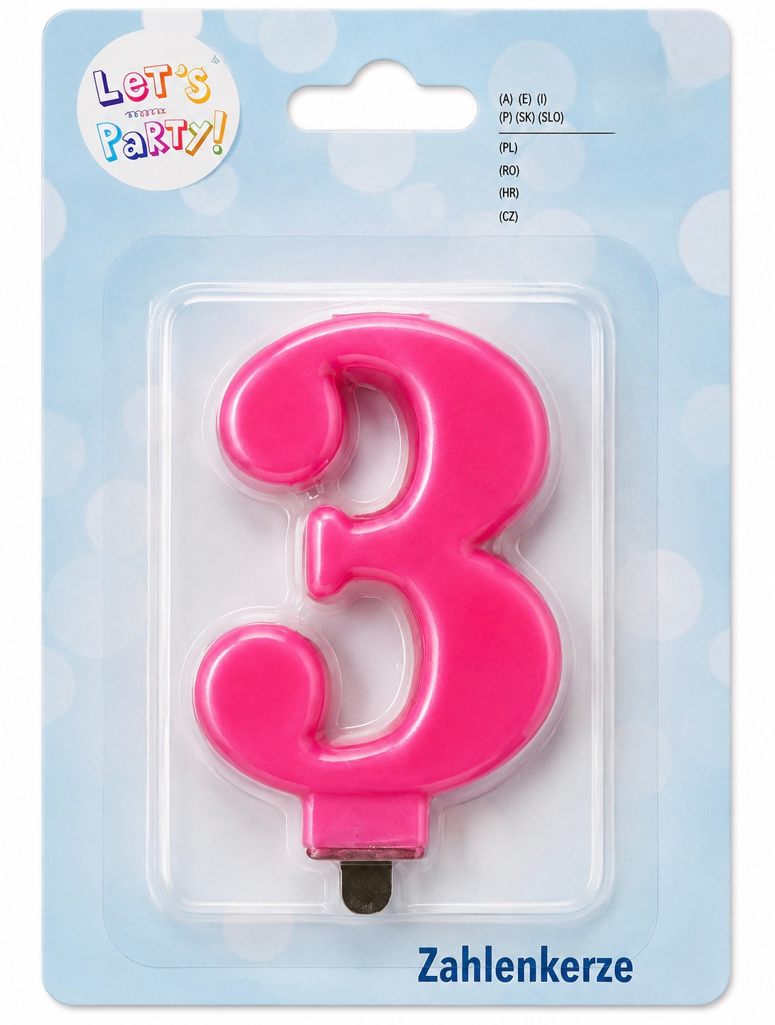 Number Birthday Cake Candles