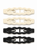 Mibella Basic Snap Hair Clips – 4 Pack