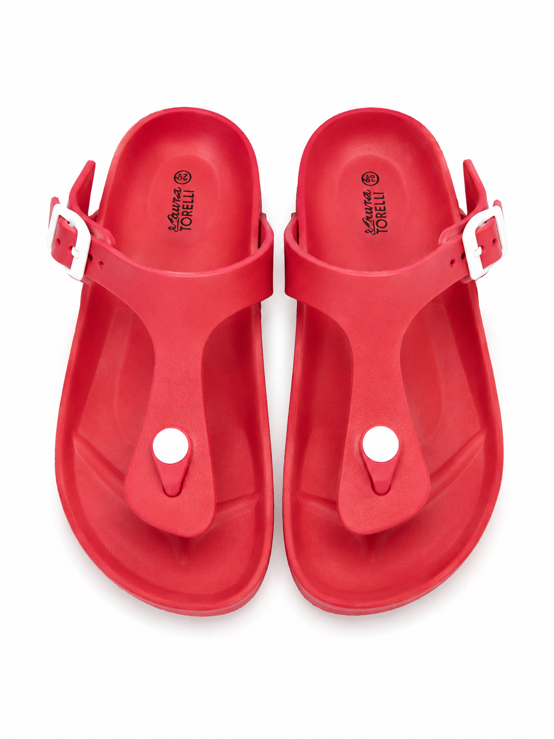 Laura Torelli Girls Coral T-Strap Sandals