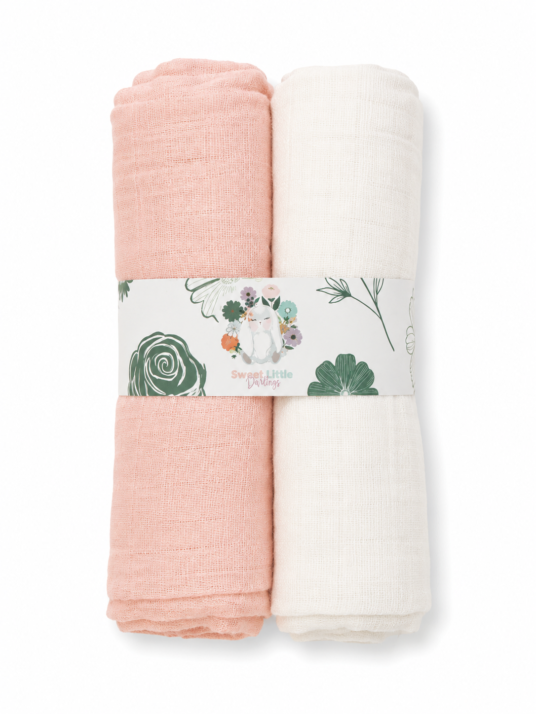 George Muslin Squares (2 Pack) – Colour & Print Variety | 100% Cotton