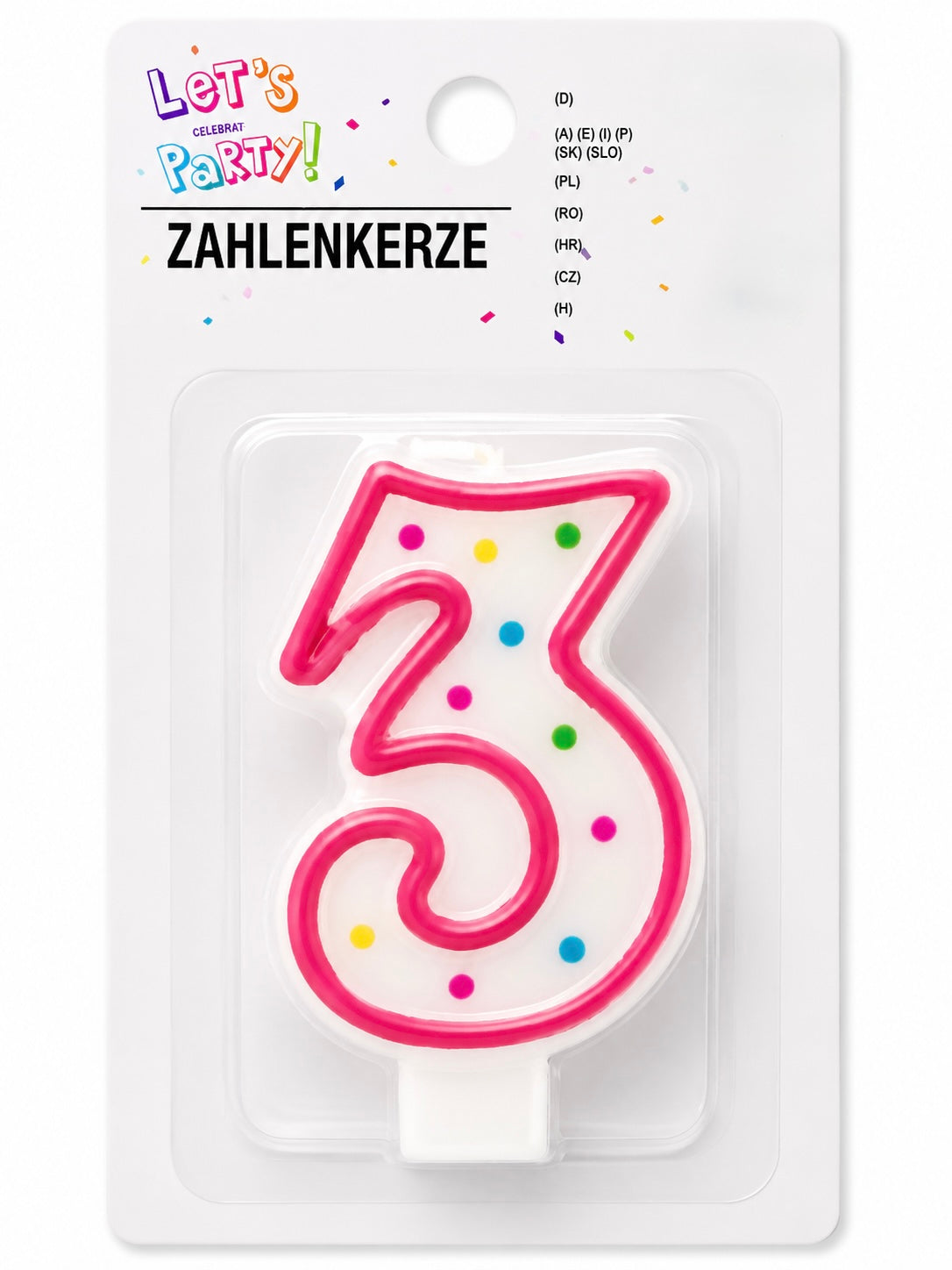 Number Birthday Cake Candles