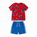 George Car Print T-Shirt & Shorts Set