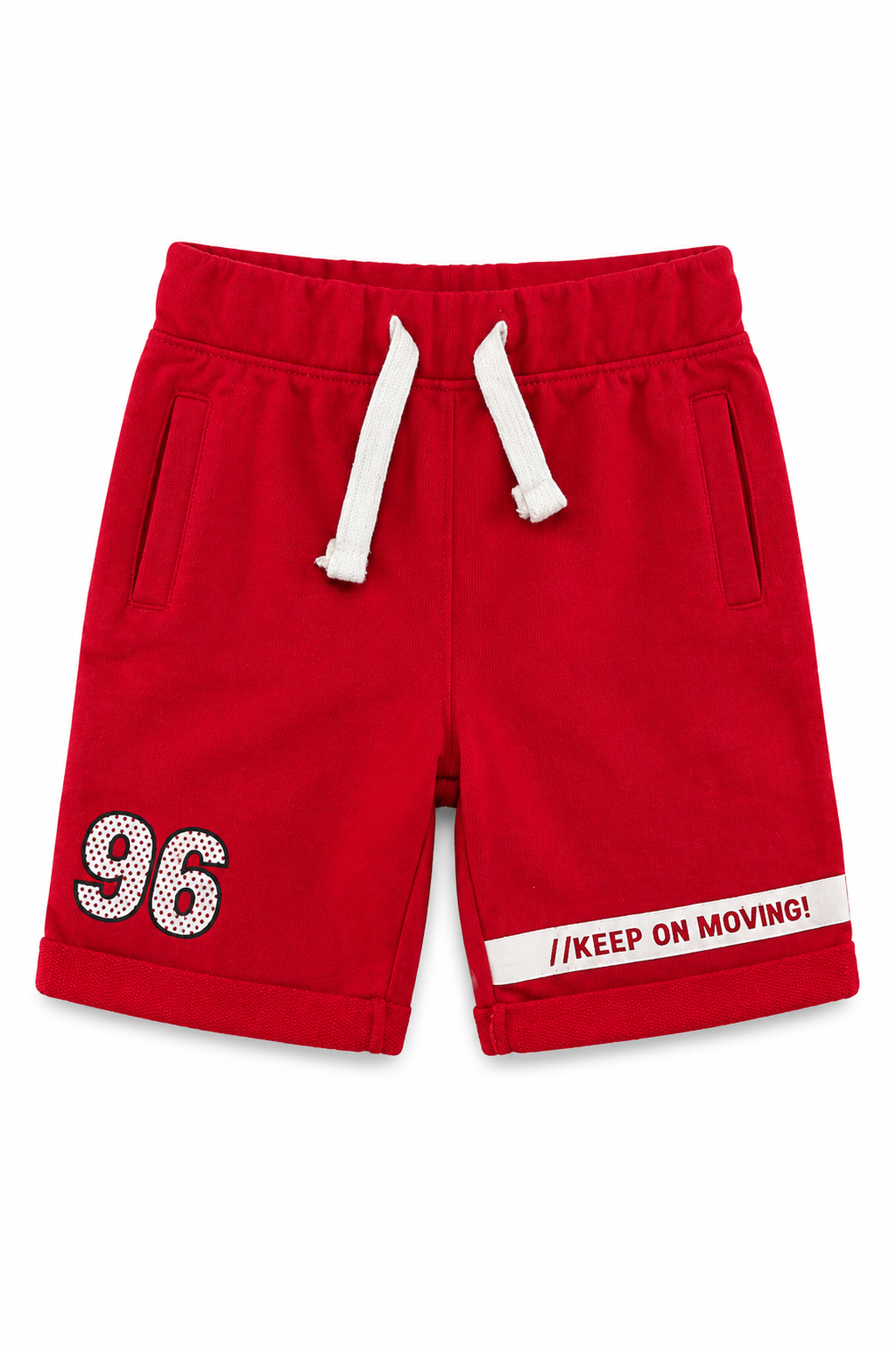 XMail Boys Red Jersey Shorts