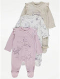 Winnie the Pooh Baby Sleepsuit Set – Soft Cotton |