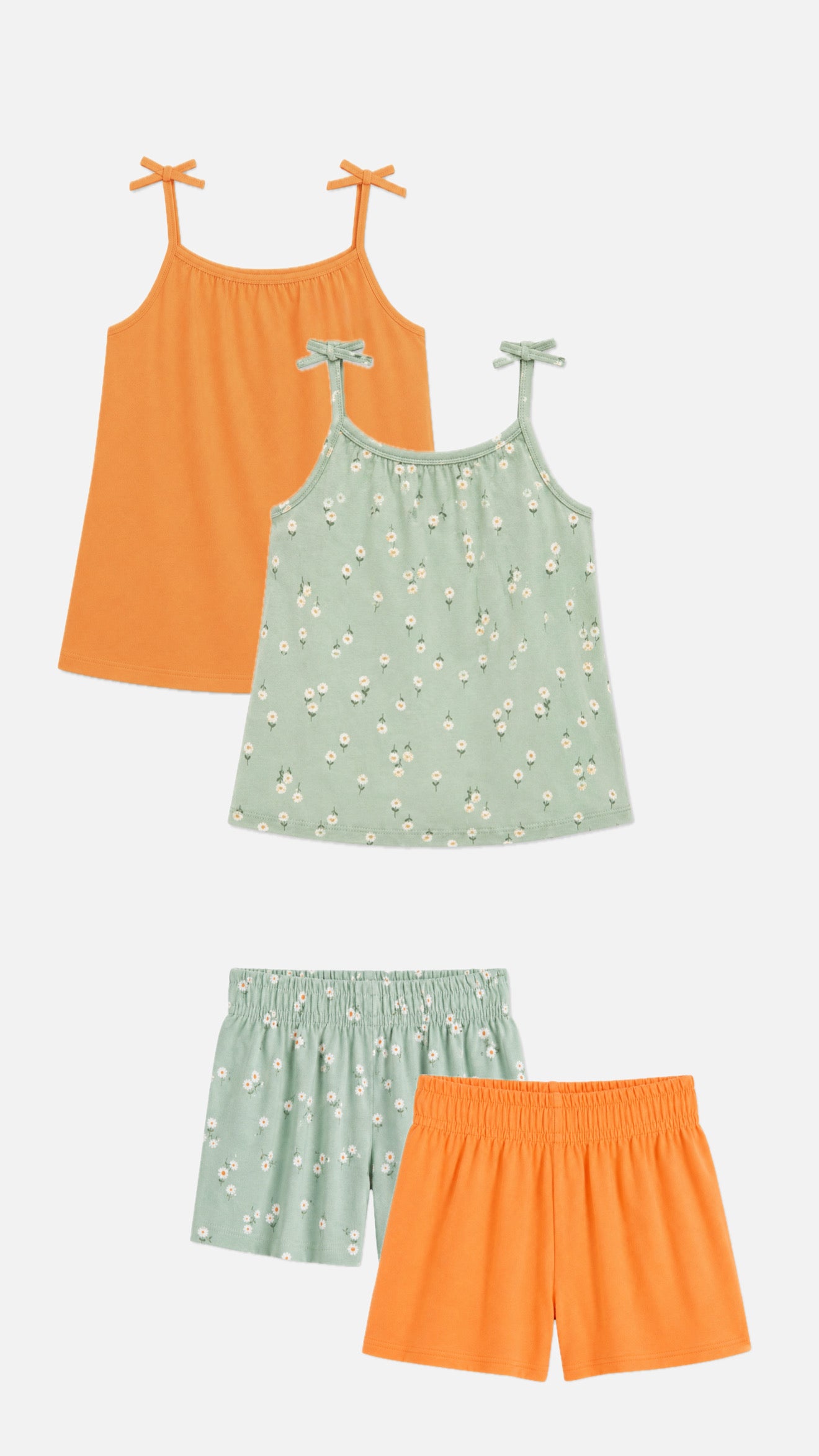H&M Girls Mix & Match Cami Tops & Shorts