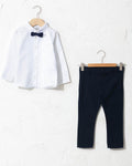 LC Waikiki Boys Formal Shirt & Trousers Set with Bow Tie – 4–5 Years