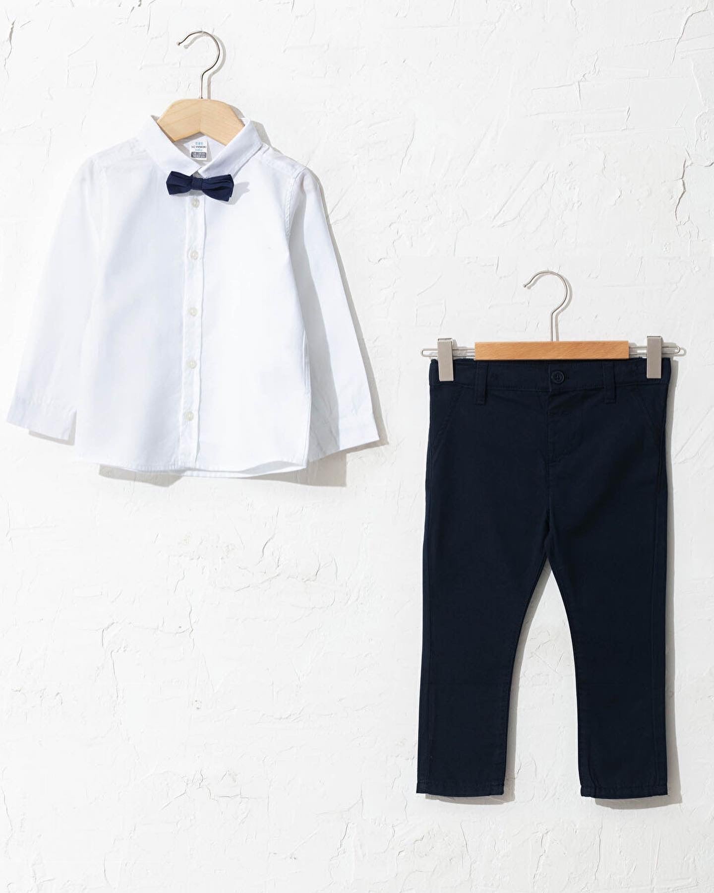 LC Waikiki Boys Formal Shirt & Trousers Set with Bow Tie – 4–5 Years
