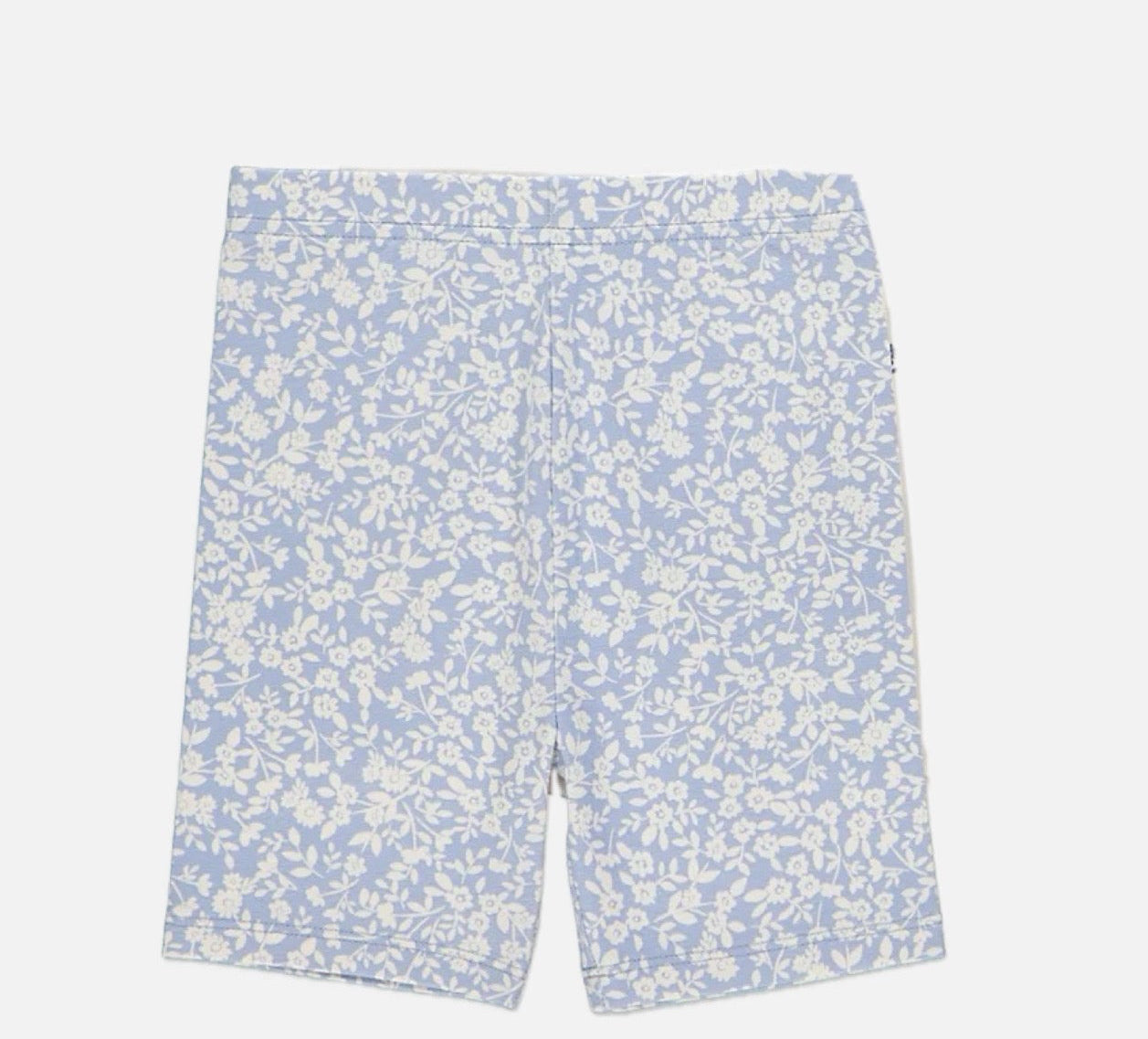 George Floral Cycling Shorts – Baby Blue