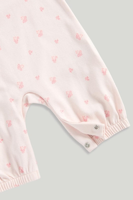 Mothercare Soft Pink Bodysuit & Dungaree Set