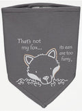 Fox Print Bandana Bib