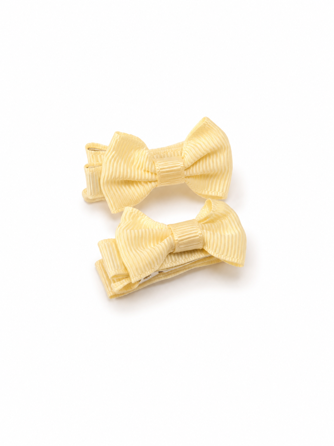 Girls Grosgrain Bow Hair Clips – Pastel Colour Collection