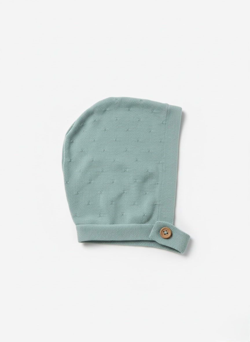 George Soft Knitted Baby Bonnet