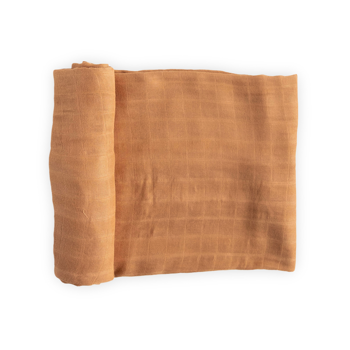 Muslin Wash Cloths – Blue & Caramel (2 Pack)