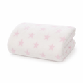 Baby Fleece Blanket – Pink Stars