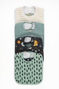 Neutral Print Baby Bibs – 4 Pack